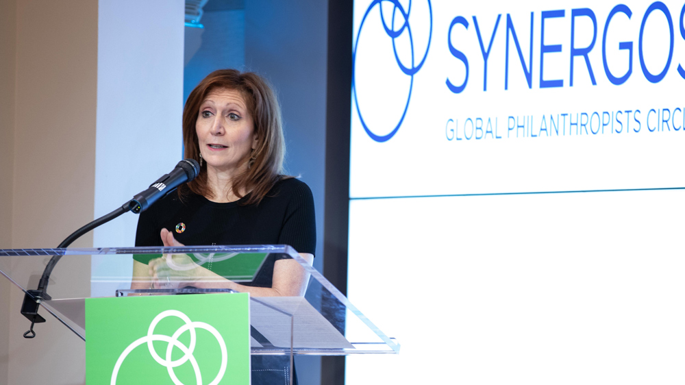 Anne Bahr Thompson of Synergos at the 2019 GPC Annual Members Meeting