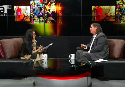 Interview with Bloomberg Philanthropy's Kelly Larson on Ekattor Television