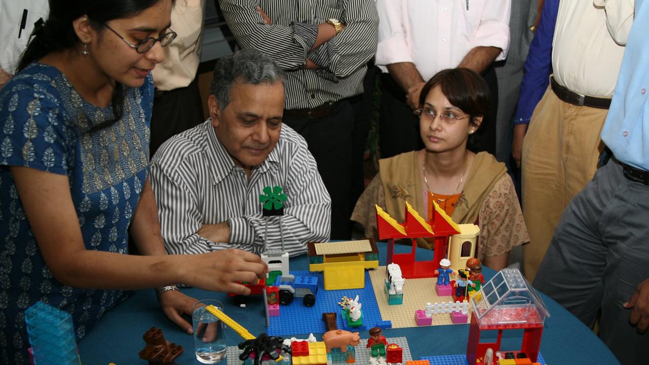 Participants in change lab session for Bhavishya Alliance