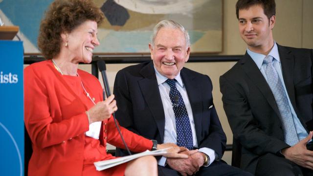 Three generation of the Rockefeller family at 2009 GPC Members Meeting